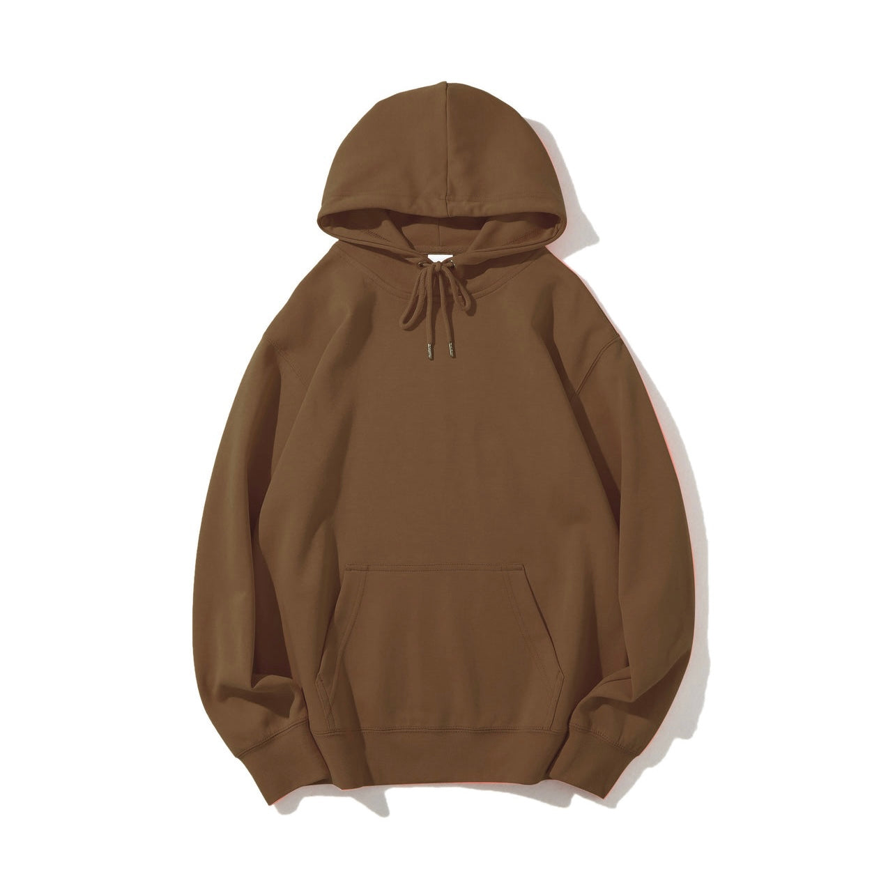 Dark Brown Hoodie (Heavy Cotton & Wool)