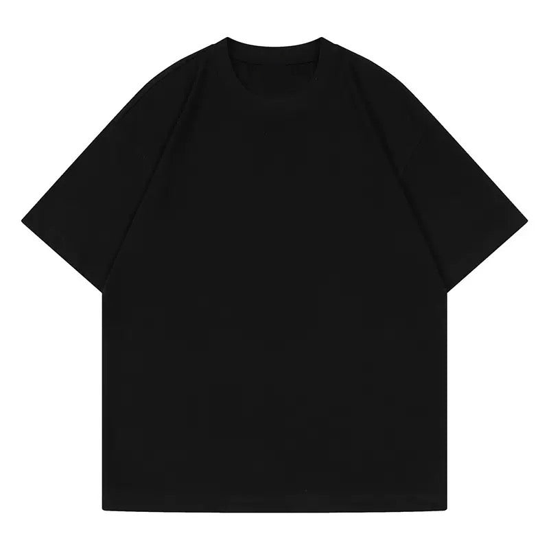 320gsm Black (Heavy-weight Cotton T-shirt)