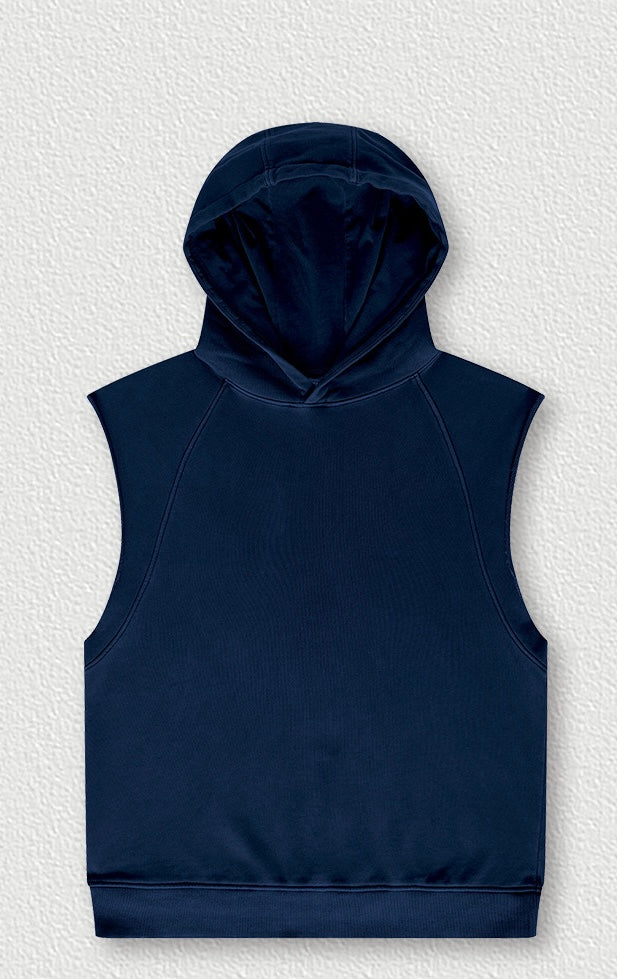 380gsm Navyblue Armless Hoodie