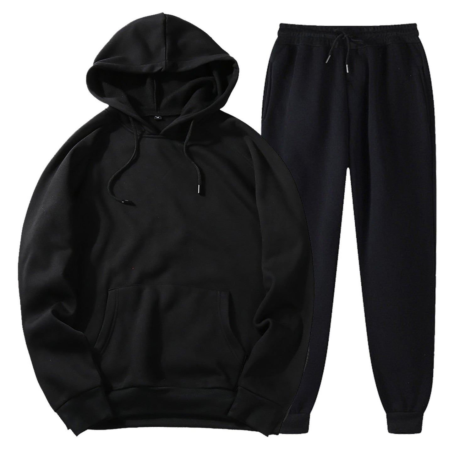Black 2pc Set(Polyester & Wool)