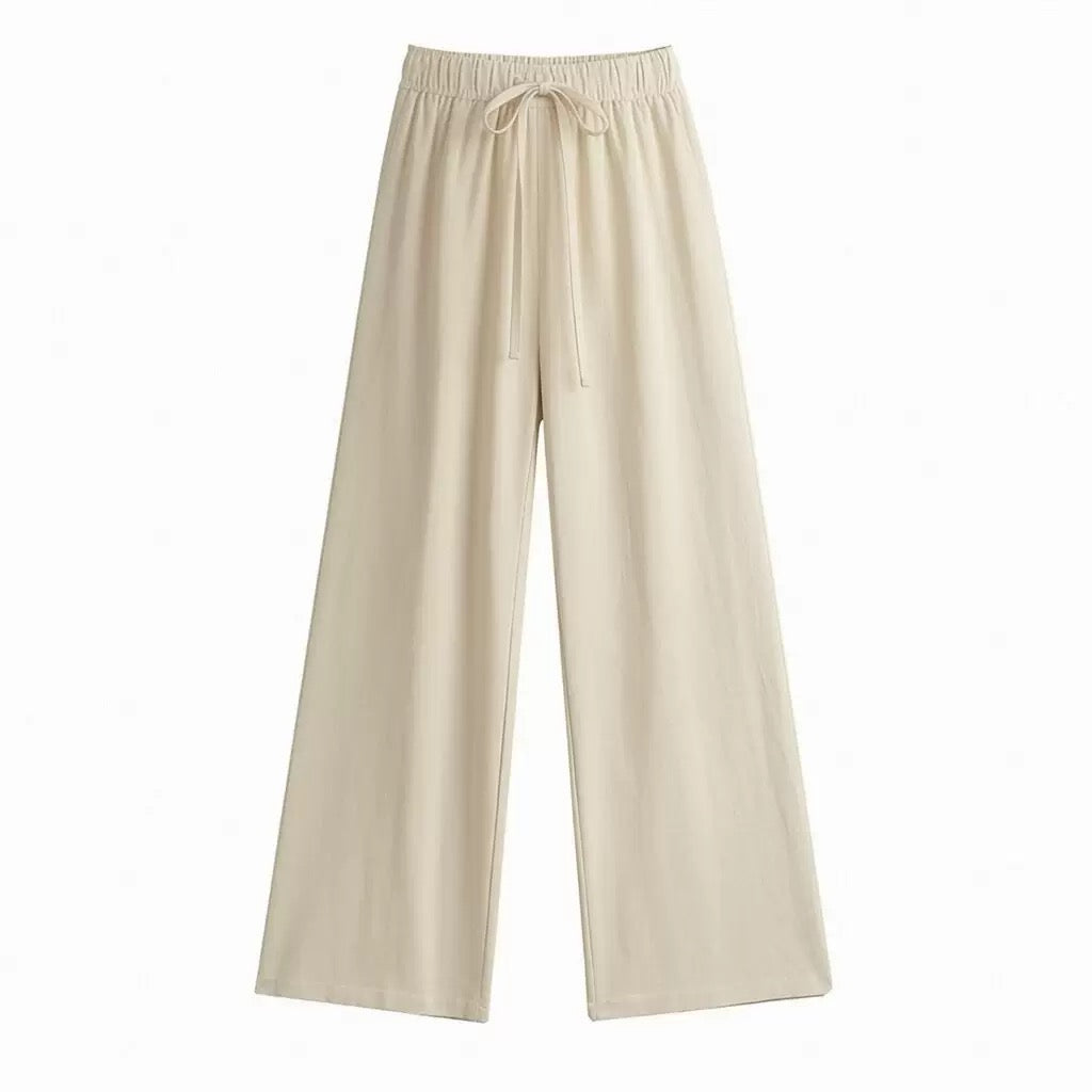Apricot Tencel Cotton pants (Relaxed fit)