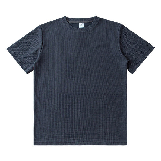 230gsm Dark Grey Waffle Cotton (Light-Weight)