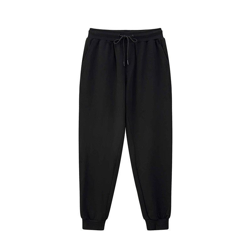 Black Ankle-cuff (Heavy Cotton & Wool)