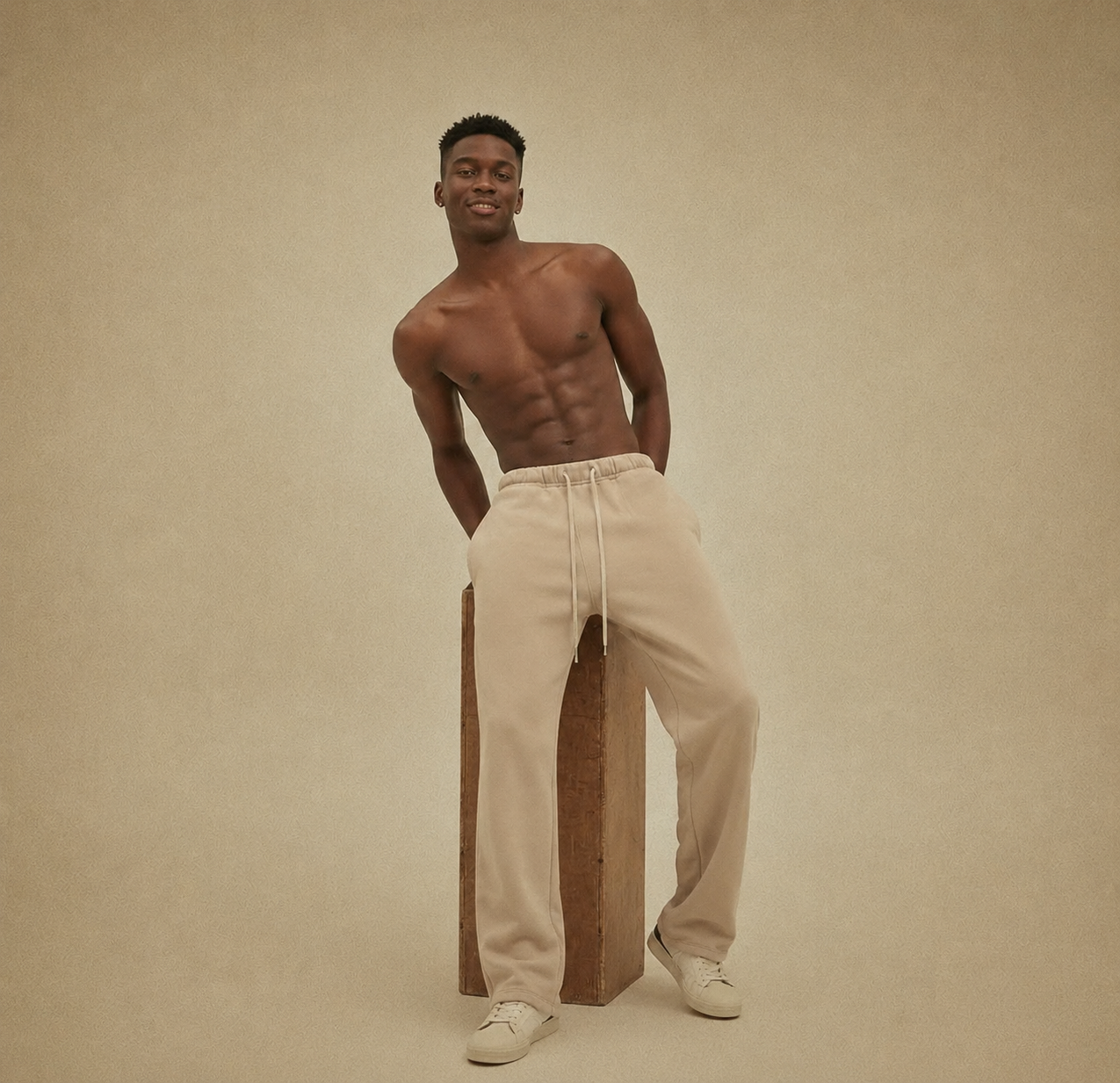 Nude Straight-Cut (Extra Heavy Cotton & Wool)