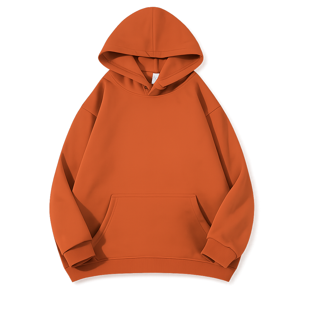 Pumpkin Hoodie (Heavy Cotton & Velvet)