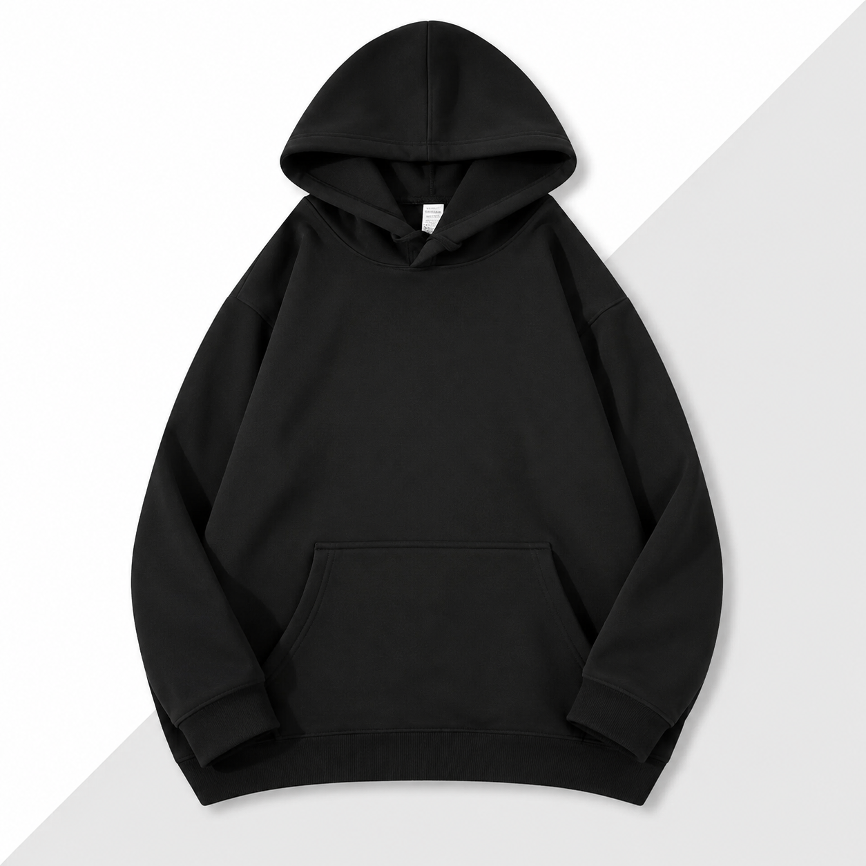 Black Hoodie (Heavy Cotton & Velvet)