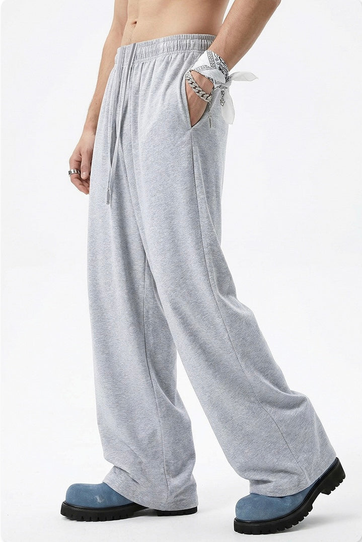 Light Grey wide leg pants (Loose Fit)
