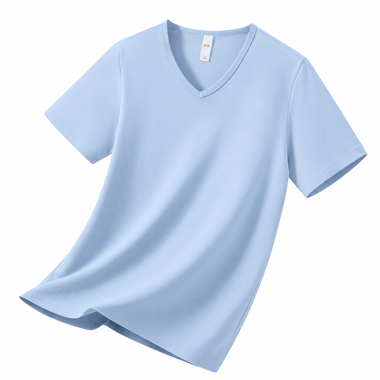 Skyblue V-neck T-shirt