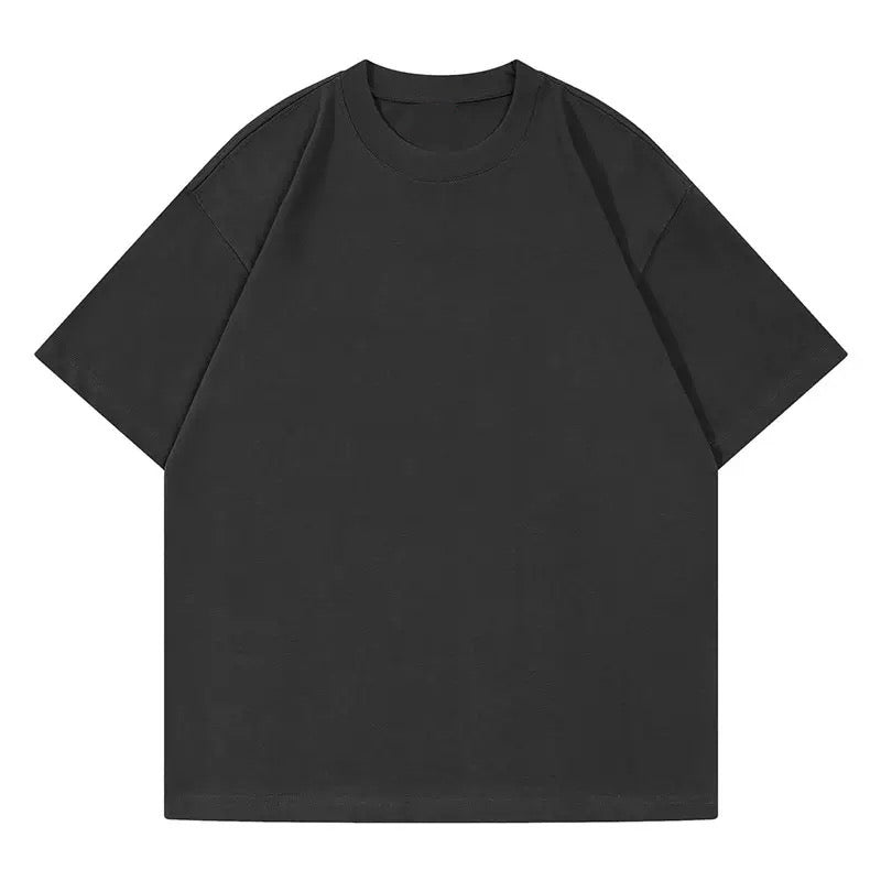 320gsm Dark grey (Heavy-weight Cotton T-shirt)
