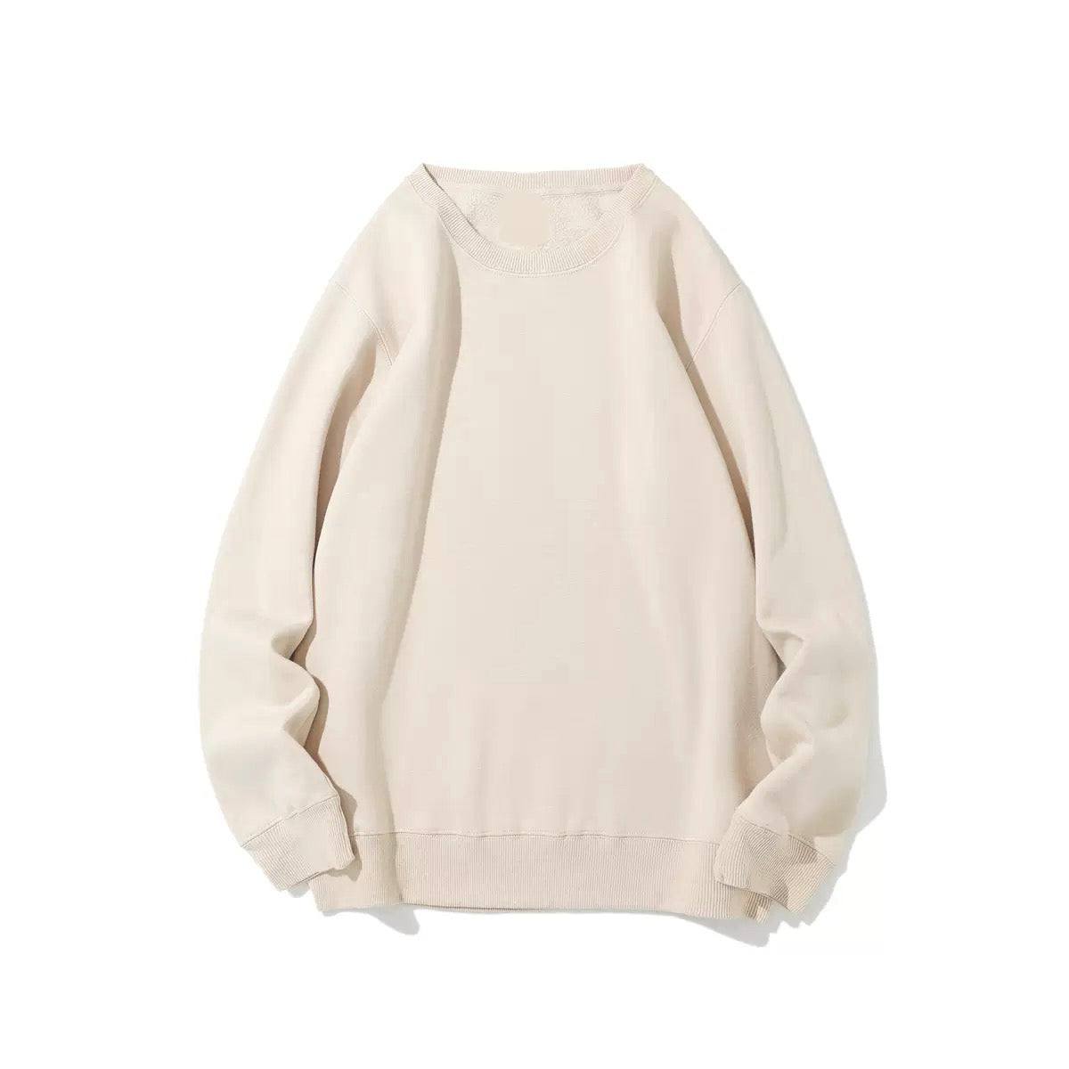 Ivory Sweatshirt (Heavy Cotton & Wool)