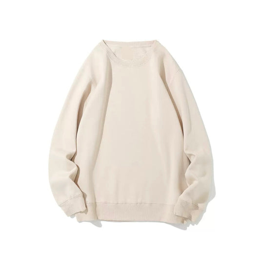 Ivory Sweatshirt (Heavy Cotton & Wool)