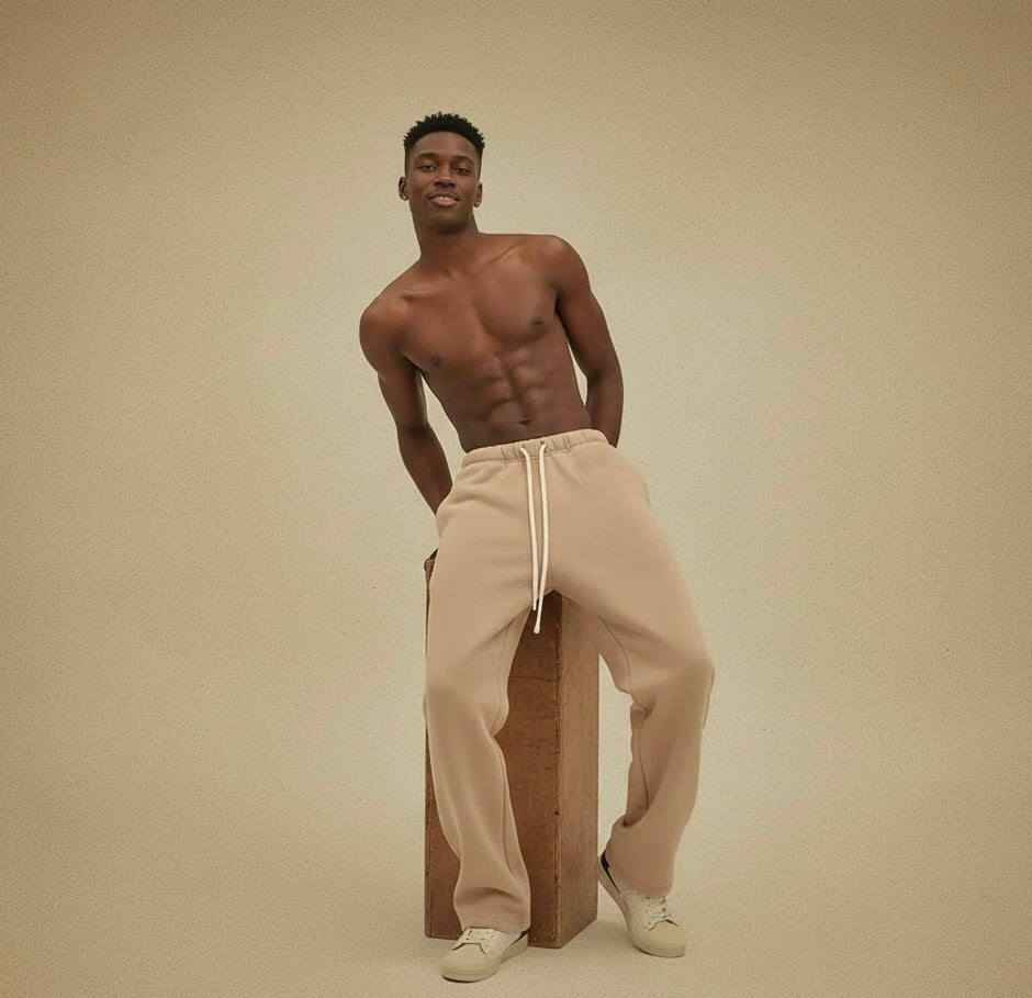 Dark Apricot Straight-Cut (Extra Heavy Cotton & Wool)