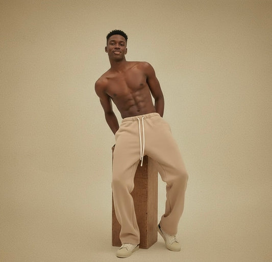 Dark Apricot Straight-Cut (Extra Heavy Cotton & Wool)