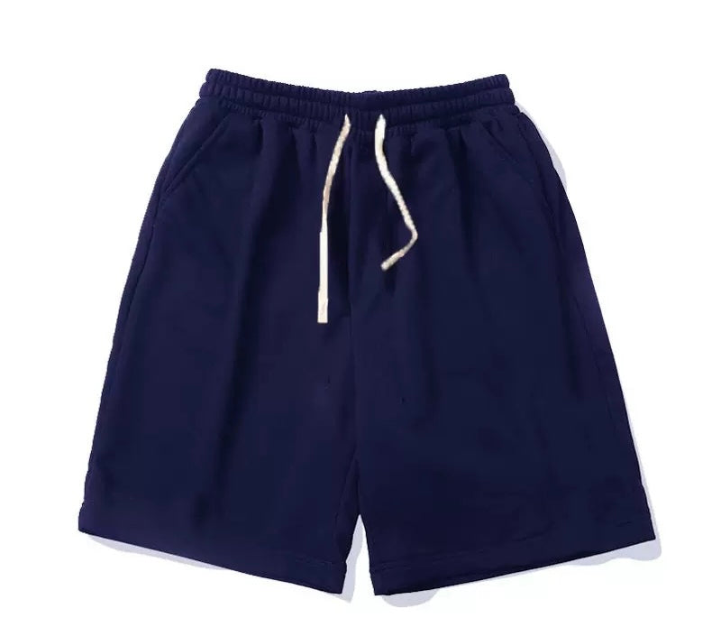 Navyblue Sports Polyester Shorts