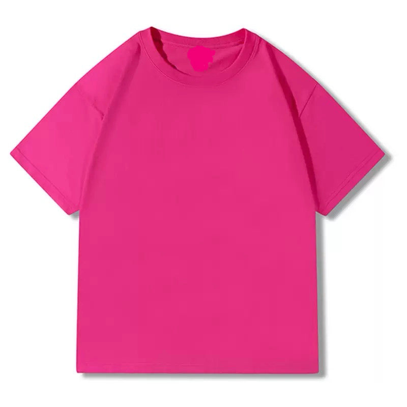 250gsm Hot Fuschia Pink (Mid-Weight Tshirt)