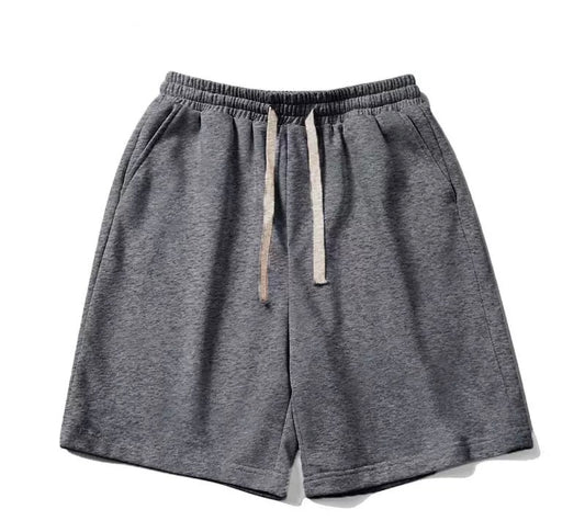 Stone Grey Sports Polyester Shorts