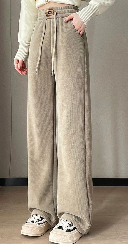 Extra Thick corduroy Nude Sweat-pant (Wool)