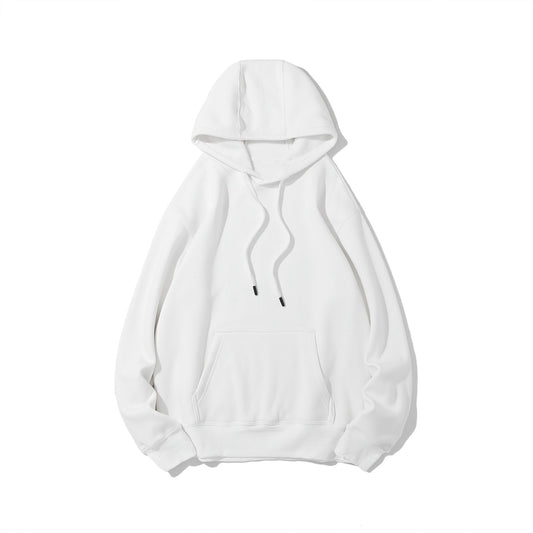 White Hoodie (Heavy Cotton & Wool)