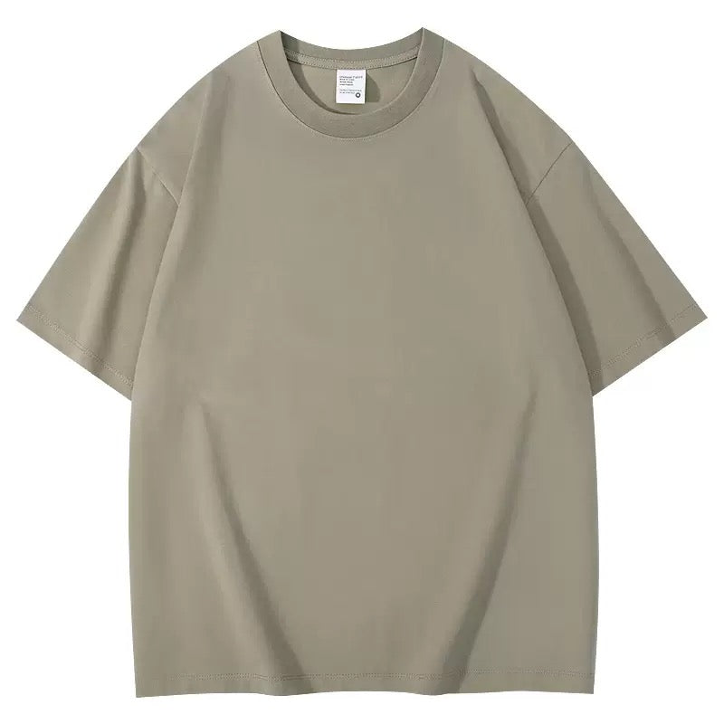 320gsm khaki (Heavy-weight Cotton T-shirt)
