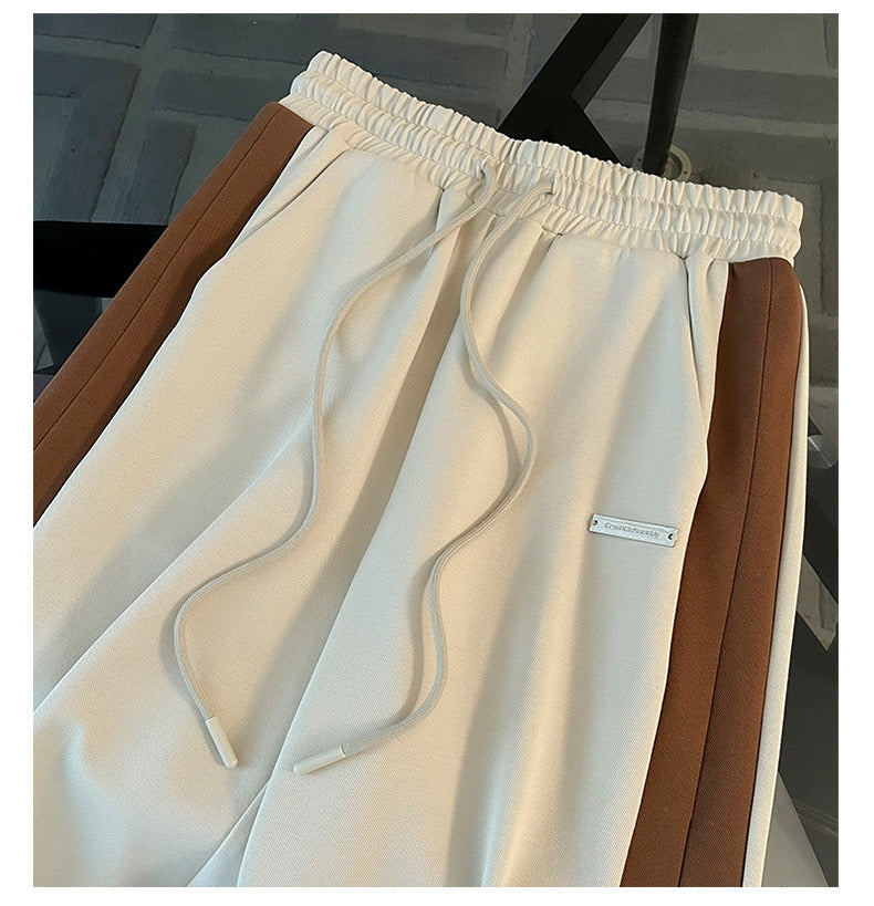 Nude Wideleg Track Suit (Cotton)