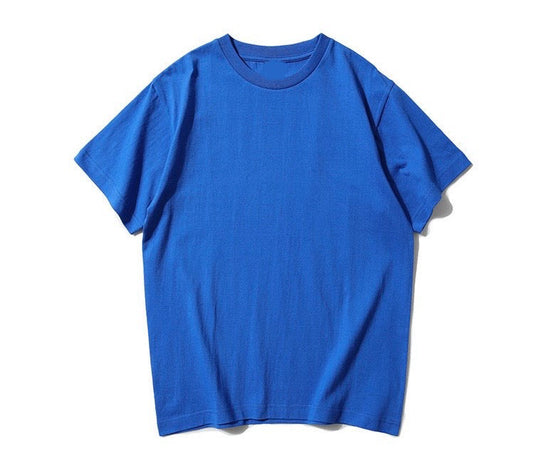 260g Royal blue T-shirt