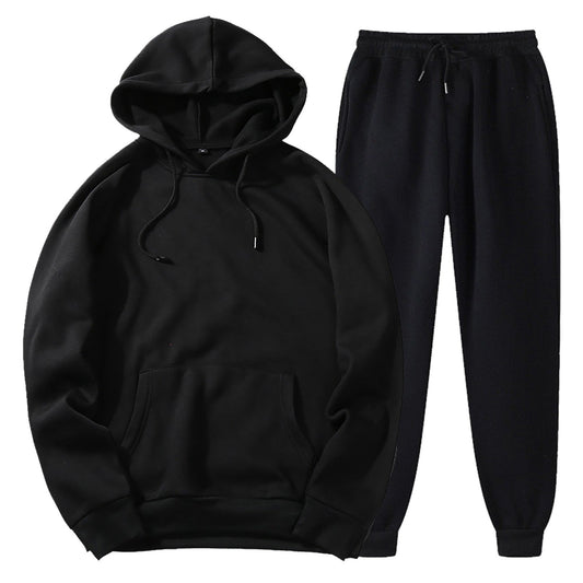 Black 2pc Set(Polyester & Wool)
