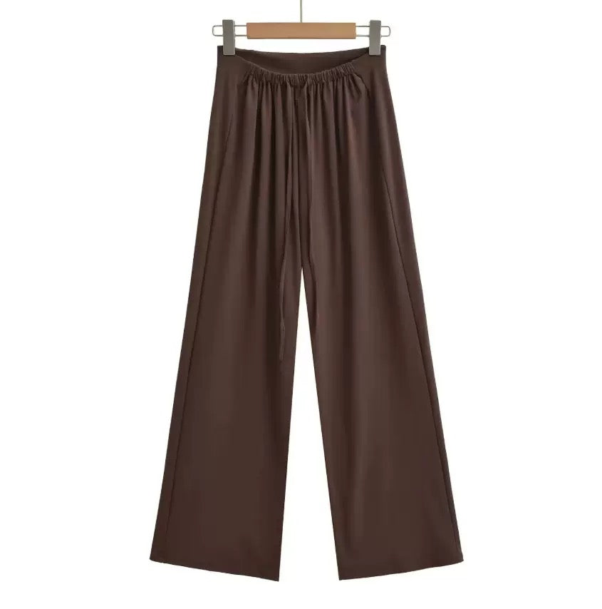 Chocolate Feminine pant (Stretchy relaxed fit)
