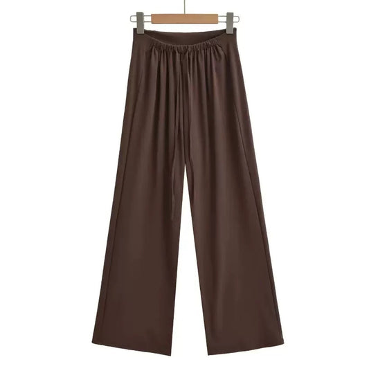 Chocolate Feminine pant (Stretchy relaxed fit)