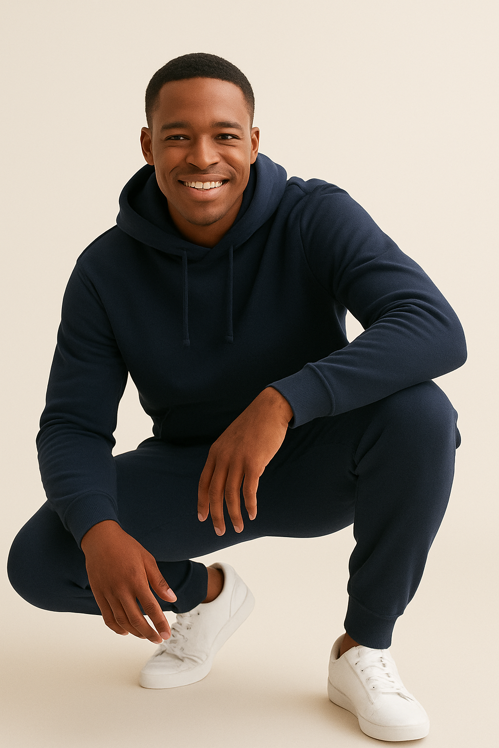 Navyblue Hoodie, Sweatshirt, Pant Bundle (Heavy Cotton & Wool)