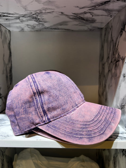 Faded Pink Stone-washed Cap