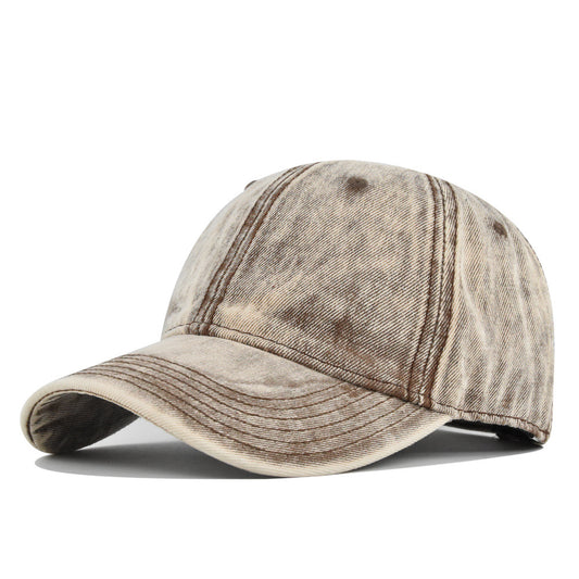 Brown Stone-washed Cap