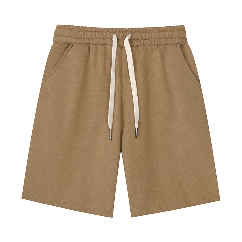 Nude Brown Heavy Cotton Shorts