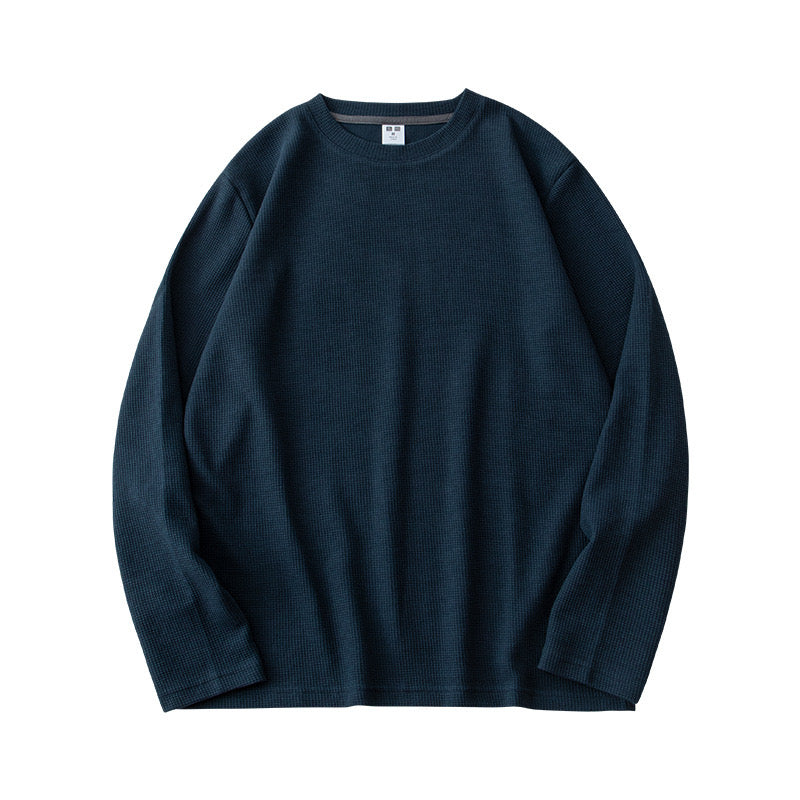 Navyblue Waffle Longsleeve T-shirt