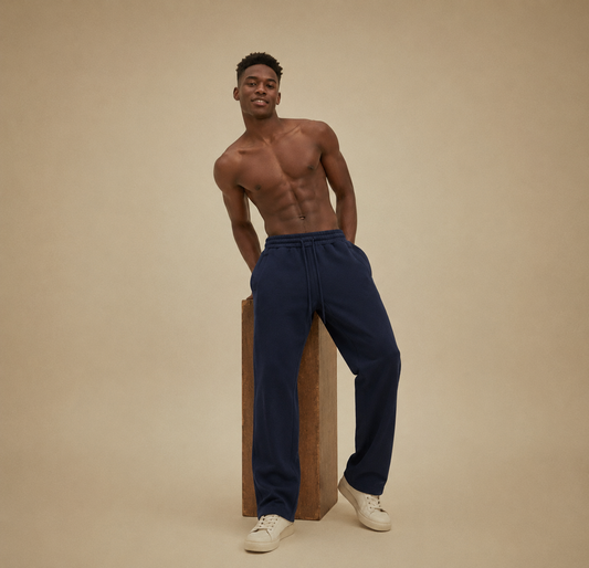 Navyblue Straight-Cut (Extra Heavy Cotton & Wool)