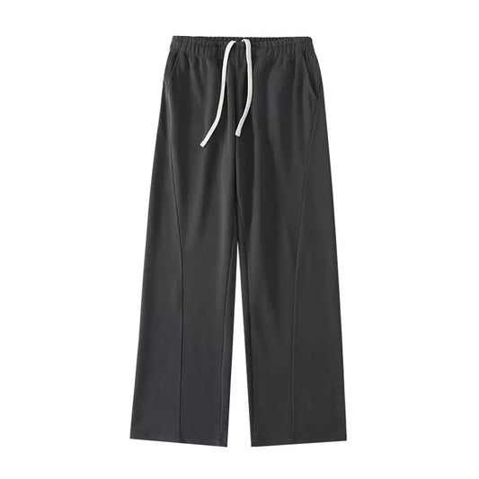 Dark Grey Wide-leg 340g Cotton Scimitar Sweatpant