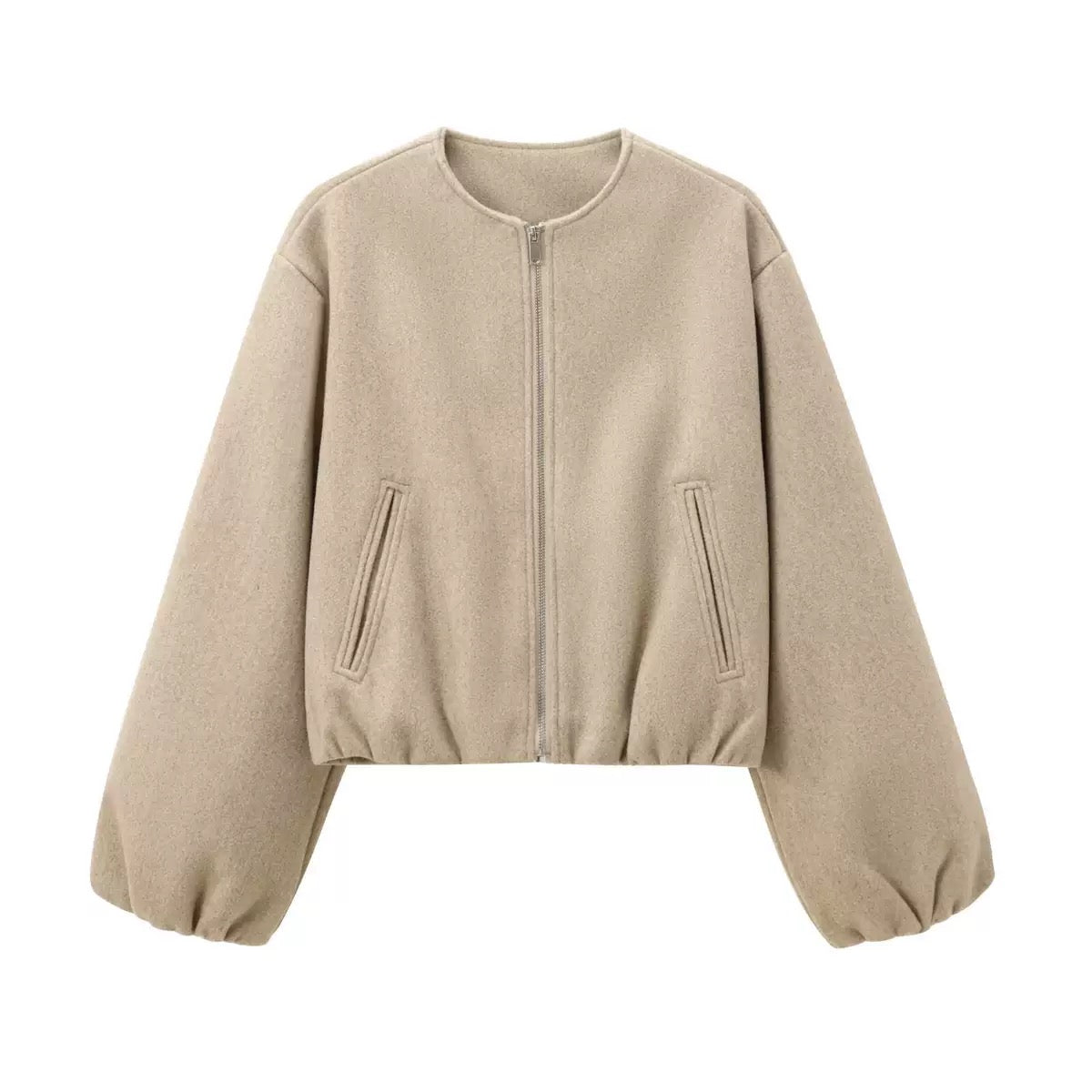 Khaki Puff Jacket