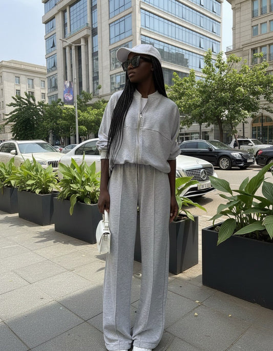 Ash 2pc Zip Set(Cotton Blend)