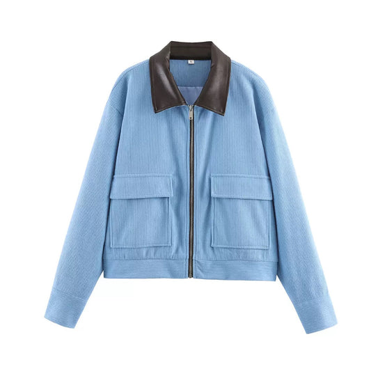Skyblue POLO Jacket (Corduroy)